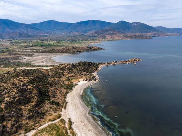 istock Bafa Lake Drone Photo view in Turkey 2175325469