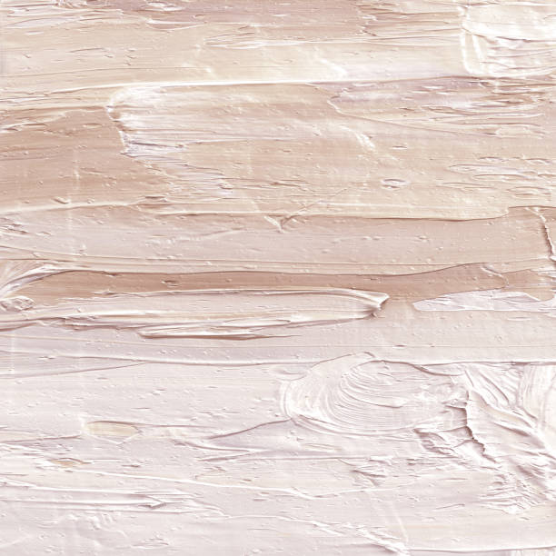 istock Beige and white textured abstract background with thick brush strokes 2175328670