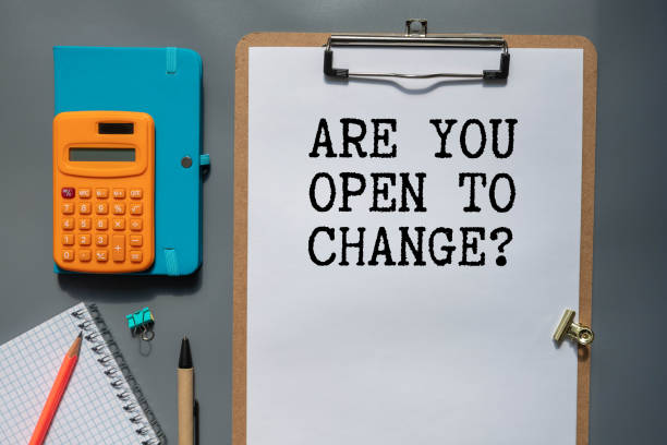 istock Wooden blocks with words 'Are You Open to Change 2175348663