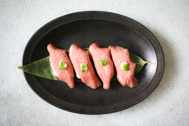 Roast Beef Nigiri Sushi