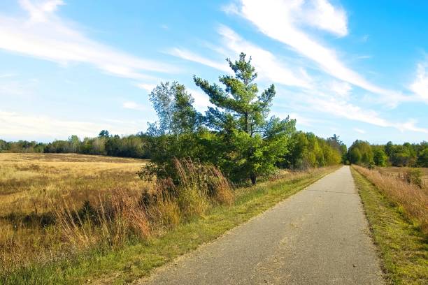 istock Paul Bunyan Trail Through Field and Forest 2175365408