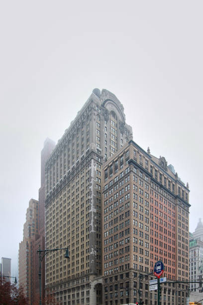 istock Historic Buildings in the Fog 2175367379