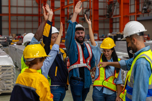 istock Big group of engineers from diverse cultures 2175373165