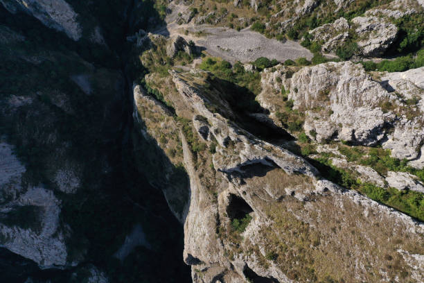 istock Aerial view of a deep limestone gorge, canyon 2175373196