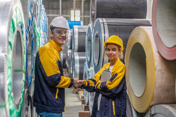 istock Partnership in a Metal Factory 2175376494