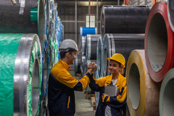 istock Partnership in a Metal Factory 2175376577