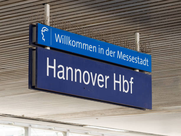 istock Hannover Hbf Sign at the Central Station 2175377860