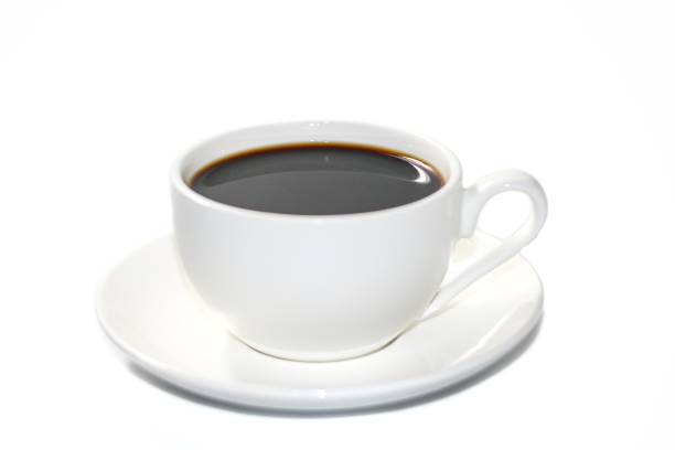 istock Hot coffee serving on white background with isolated concept. 2175382459