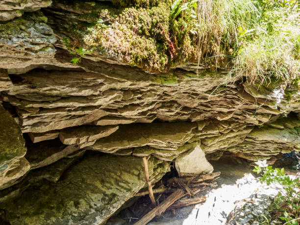 istock Sheer cliffs frame ancient ruins, reminiscent of past greatness, creating a mystical atmosphere and sense of time 2175390316