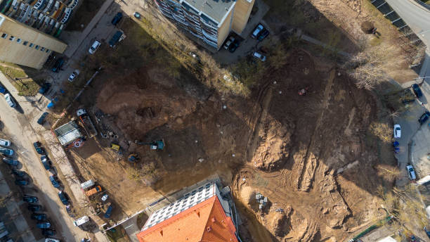 istock Aerial View of Urban Construction Site 2175401772