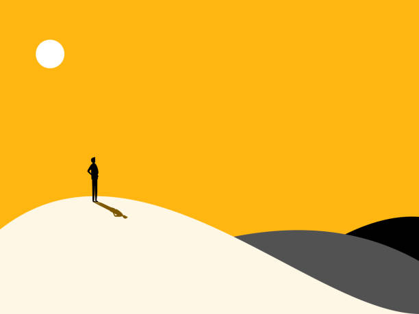 istock Expectation. Businessman on the mountaintop looking into the distance 2175403562