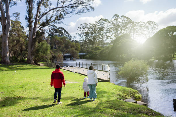 istock family enjoy holiday on the river 2175405887