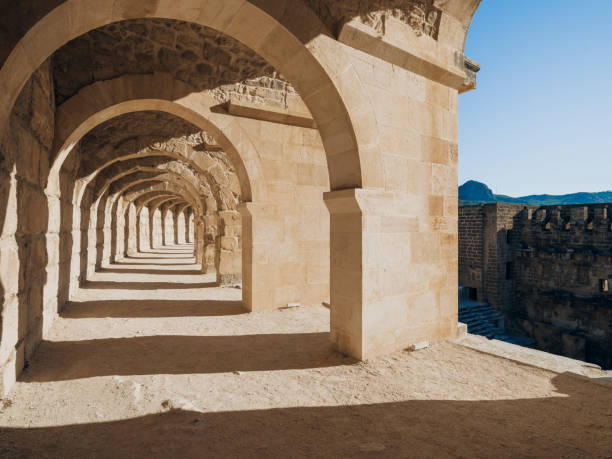 The Ancient Roman Theatre of Aspendos, Mediterranean Coast, Antalya, Turkey
