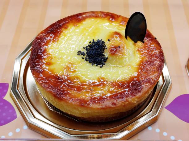 Sweet Potato Mochi Cheesecake