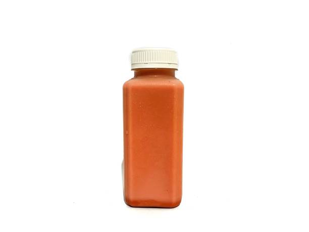 istock Ice cold strawberry milk isolated on white background 2175419129