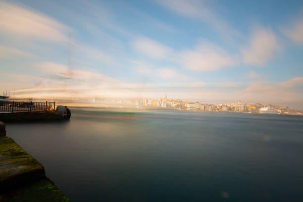 A beautiful sunset and view in Istanbul
