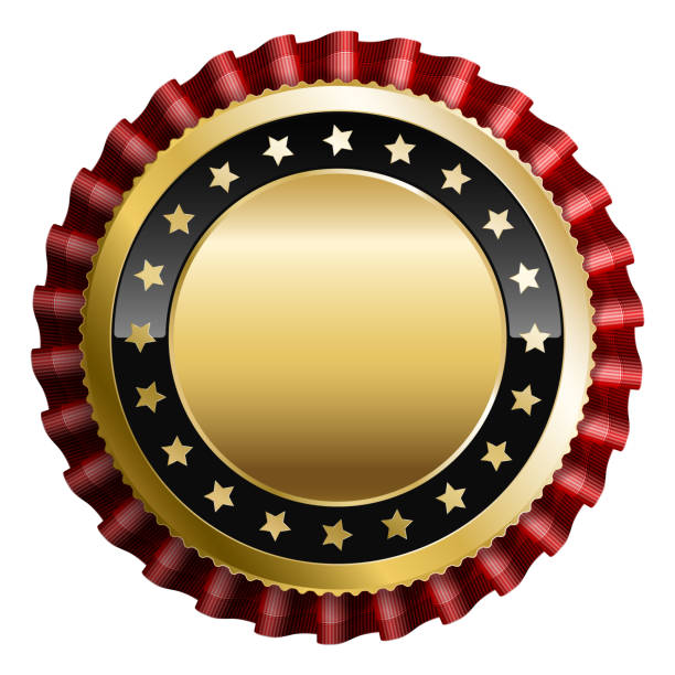 istock Vector illustration concept of golden medal isolated on white background 2175424421