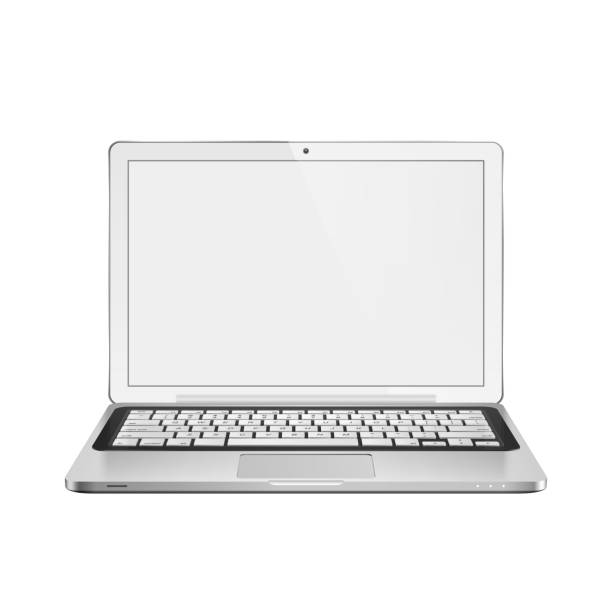 istock High detailed realistic vector illustration of modern laptop with blank screen on white background. 2175424957