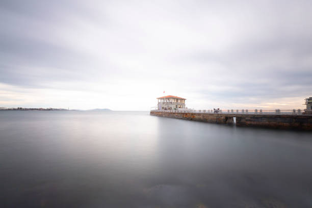 Moda beach and pier in Istanbul