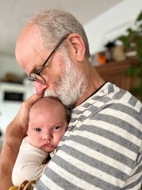 istock Proud Granddad with his just born Grandson 2175432961