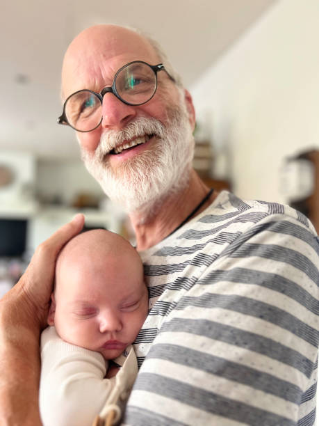 istock Proud Granddad with his just born Grandson 2175432962