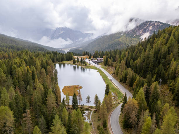 istock Lago Antorno in the Dolomites 2175437516
