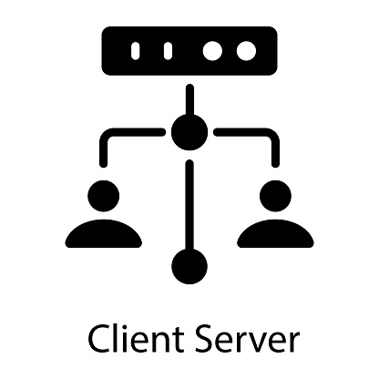 Client Server Stock Illustration - Download Image Now - Computer ...