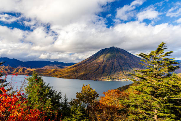istock Scenery from Lake Chuzenji Observatory in Oku-Nikko 2175453029