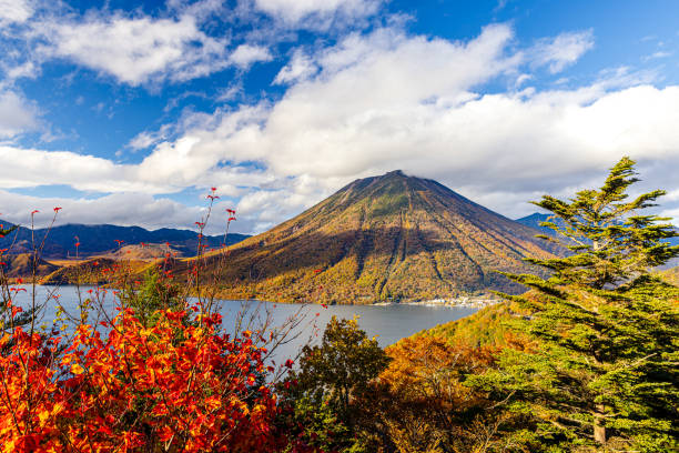 Scenery from Lake Chuzenji Observatory in Oku-Nikko