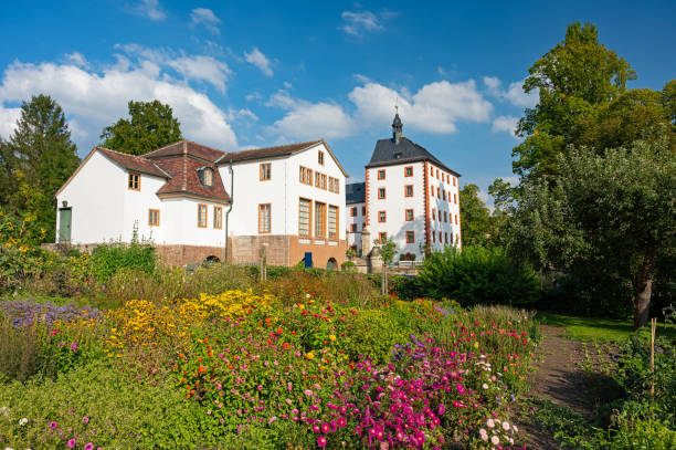 Grosskochberg, Germany - 09/20/2024 castle and garden in Grosskochberg in thuringia