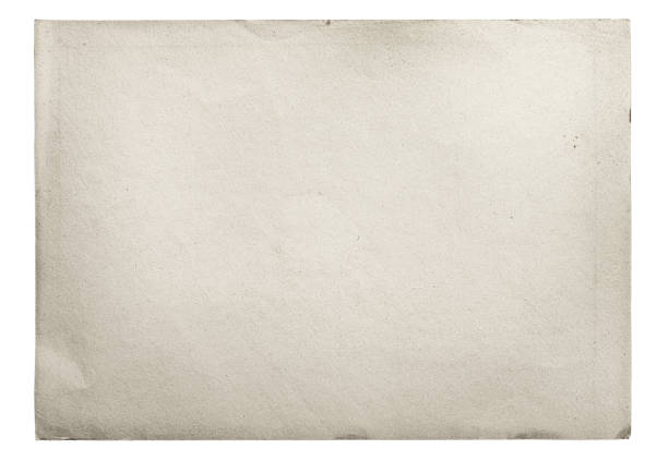 Vintage Paper Texture - Clipping Path A close-up of a slightly weathered, off-white vintage paper with subtle texture, ideal for use as a background in design projects. The surface shows minor creases and imperfections, adding to the antique look. rough and smooth stock pictures, royalty-free photos & images