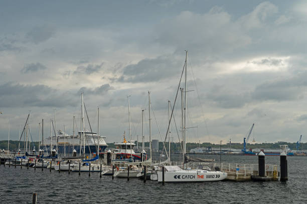 Kiel, Gemany - 09/25/2024 marina at the Kiel fjord