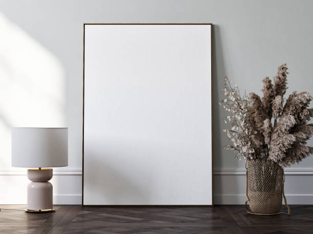 istock Empty poster for presentation in minimal interior design with home decoration. 2175462053