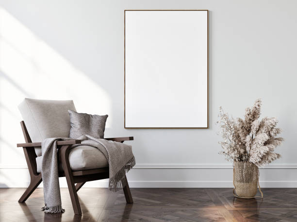 istock Empty poster for presentation in minimal interior design with home decoration. 2175462058