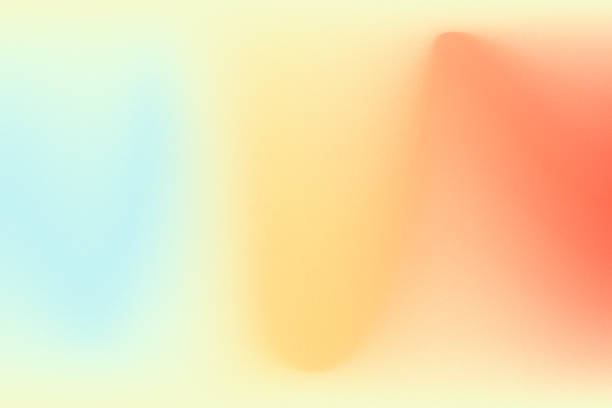 Gradient Abstract noise Texture background. Yellow, blue and orange colors. Blending, mix. Blur effect, defocused. Smooth transition of shades backdrop. Wallpaper . Presentation cover. Illustration
