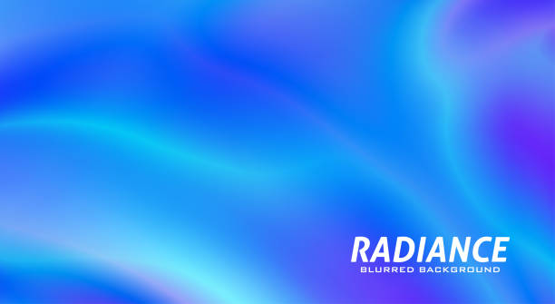 Neon radiance. Blurred blue background. Vector pattern Neon radiance. Abstract blurred dodger blue background. Vector graphic pattern pics of a dodgers stock illustrations