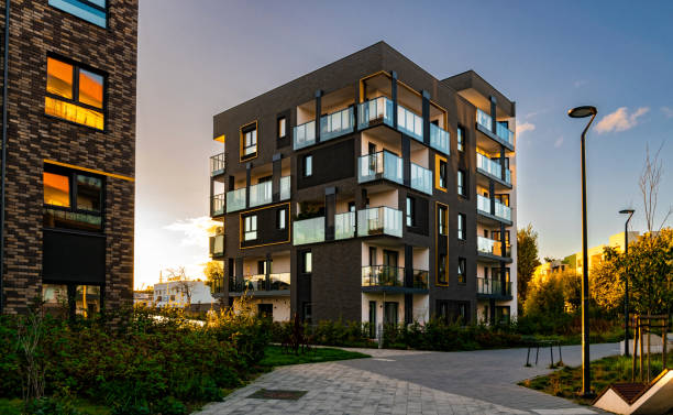 istock New houses construction. Residential house development 2175498637