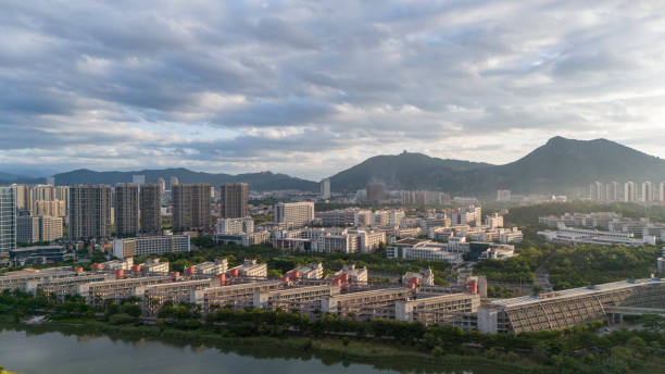 istock Green modern city by the sea 2175510251
