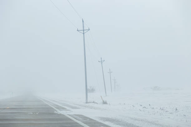 istock Electrical Power Lines in a Winter Storm 2175537515