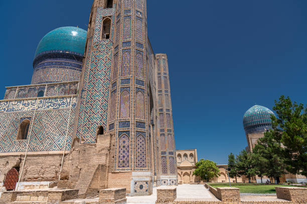 istock Architectural details of Bibi-Khanym Mosque in Samarkand, Uzbekistan 2175542847
