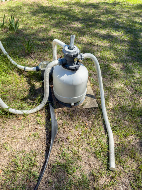 istock A White Above the Ground Pool Pump 2175547948