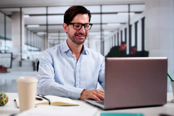 istock Analyst Trading Stock On Business Laptop 2175556666
