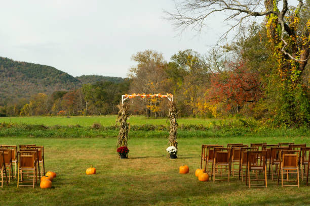 istock Rural  informal Autumn wedding 2175563837