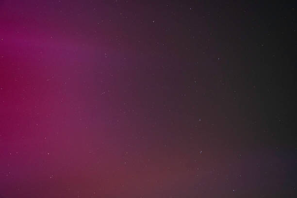 istock Eerie pink aurora in the MIdwest 2175563845