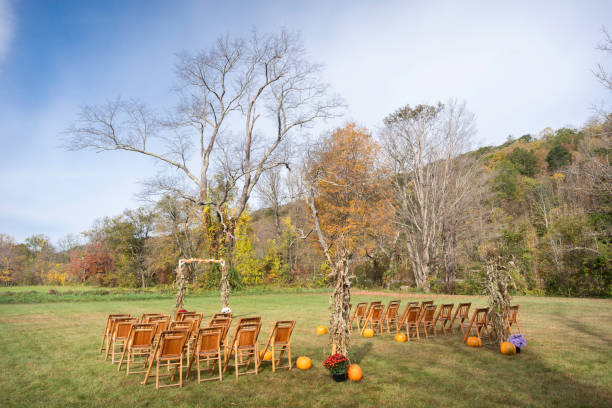 istock Rural  informal Autumn wedding 2175563857