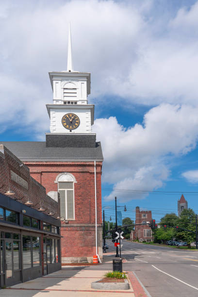 istock Nashua street view with old architecture building 2175566662
