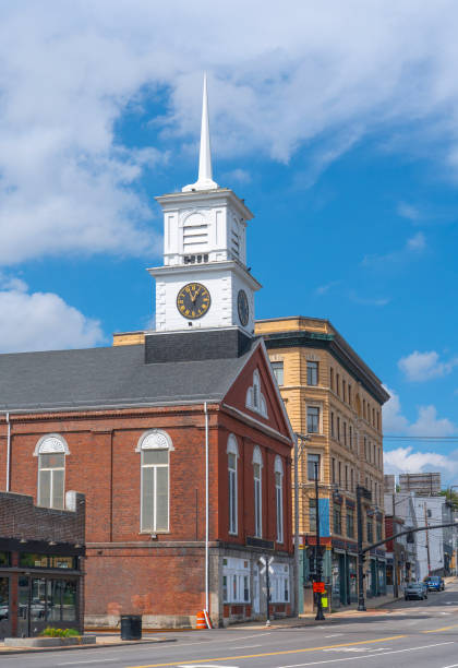 istock Nashua street view with old architecture building 2175566663