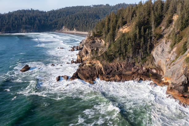 istock Aerial drone photo of Devil's Cauldron in Oregon Coast 2175567035
