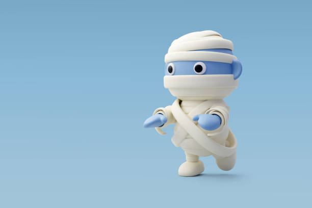 istock 3d Vector Cute Mummy, Halloween character, Happy Halloween festival concept. 2175567689