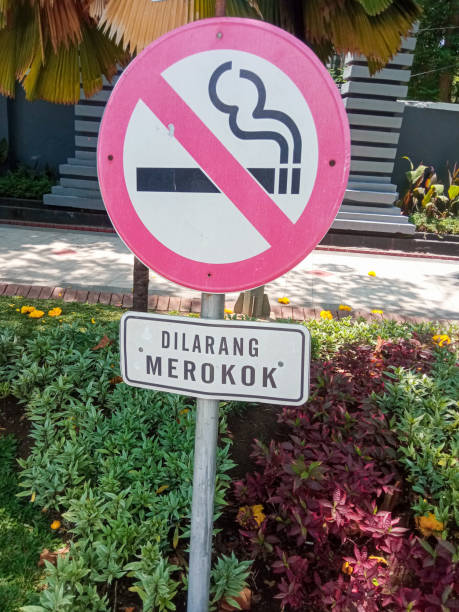 istock no smoking sign in city park 2175568420